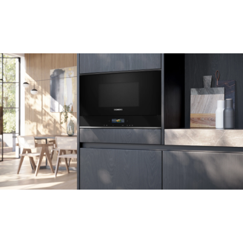 iQ700, Micro-ondes intégrable, Noir SIEMENS BF722L1B1 - vue 5