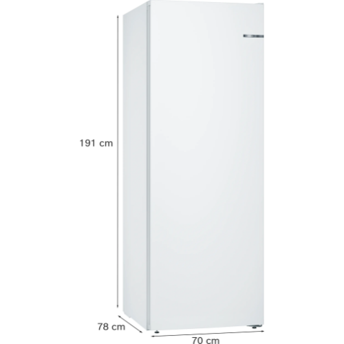 Congélateur armoire no frost pose-libre blanc serie 4, Bosch GSN58VWEV - vue 5