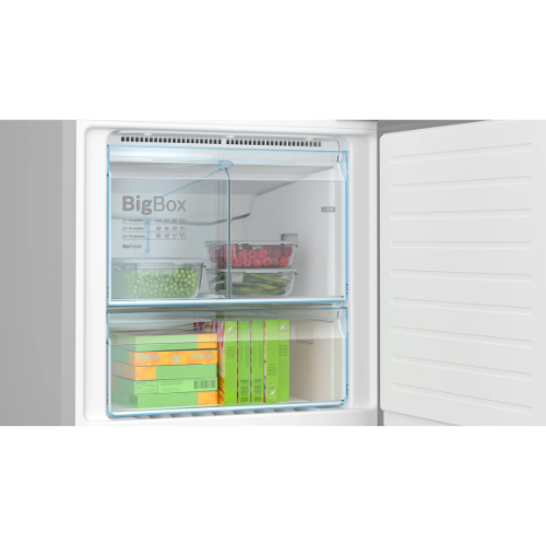 Série 4, Réfrigérateur combiné pose-libre, 193 x 70 cm, Inox BOSCH KGN56XLEB - vue 6