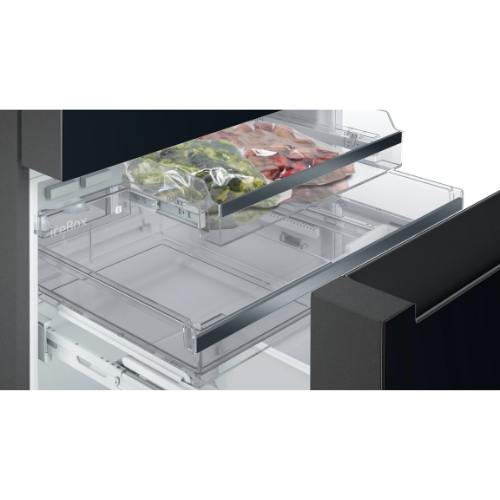iQ700, Réfrigérateur multi-portes , 183 x 90.5 cm, Noir SIEMENS KF96RSBEA - vue 6