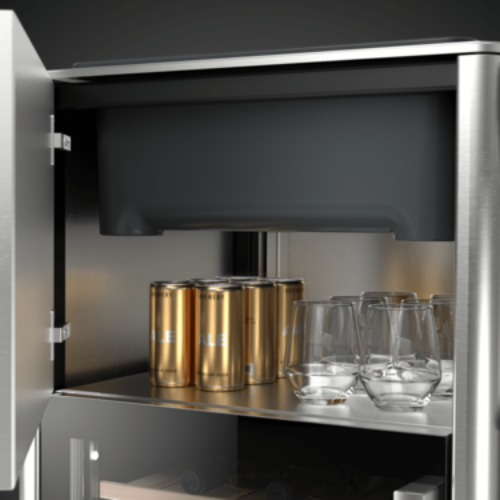 MoBar 300 S bar extérieur mobile 220 - 240 V, le réfrigérateur monozone en acier inoxydable dometic - vue 6