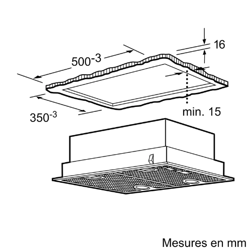 Groupe filtrant 55cm métallisé SIEMENS LB55564 - vue 6