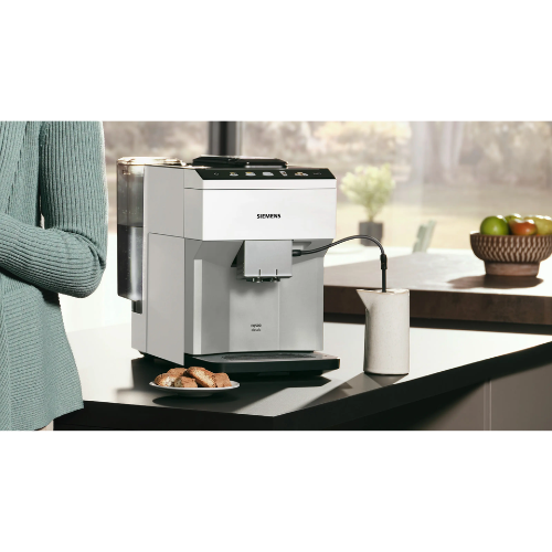 Machine à café tout-automatique, EQ500 classic, Argent naturel, Blanc SIEMENS TP515R02 - vue 6
