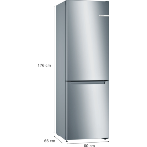 Réfrigérateur combiné pose-libre inox Bosch KGN33NLEB - vue 6