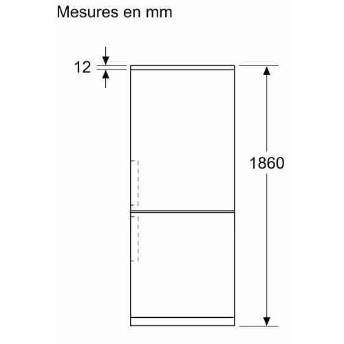 Série 4, Réfrigérateur combiné pose-libre, 186 x 60 cm, Couleur Inox BOSCH KGN367LDF - vue 6