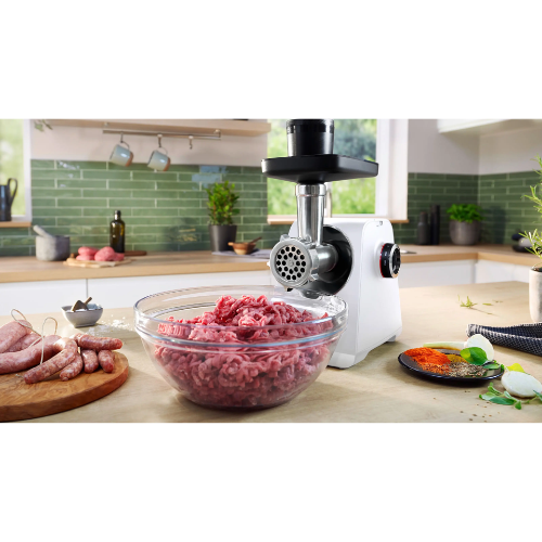 Série 6, Hachoir à viande, MultiPower, 2100 W, Blanc, blanc BOSCH MFWS607W - vue 6