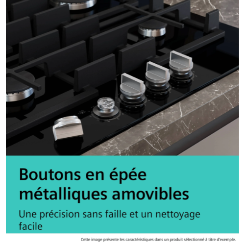 iQ700, 30 cm, Vitrocéramique, Noir SIEMENS ER3A6BI40 - vue 6