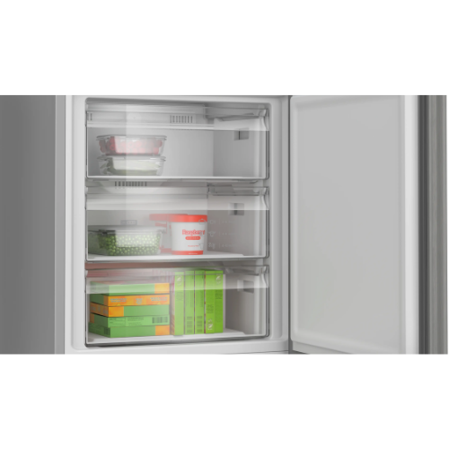 Série 4, Réfrigérateur combiné pose-libre, 203 x 70 cm, Couleur inox BOSCH KGN492LDF - vue 6