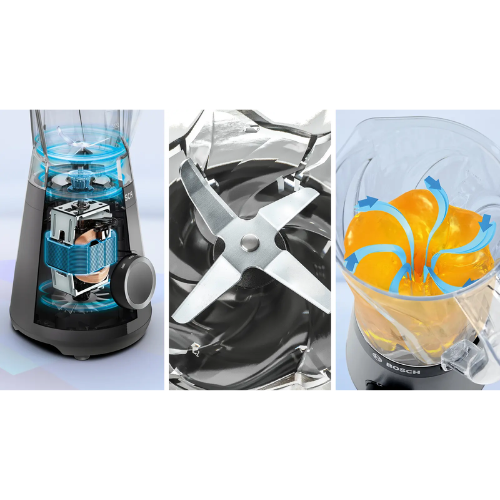Série 4, Blender, VitaPower, 1200 W, Noir BOSCH MMB614GO - vue 6