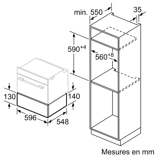 N 70, Warming drawer, 60 x 14 cm, Stainless steel NEFF N24HA11N1