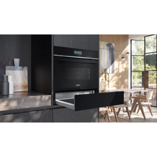 iQ700, Tiroir chauffant, 60 x 14 cm, Noir SIEMENS BI710C1B1 - vue 6