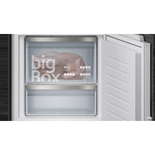 iQ500, Réfrigérateur combiné intégrable, 157.8 x 55.8 cm, Charnières pantographes softClose SIEMENS KI77SADE0 - vue 6