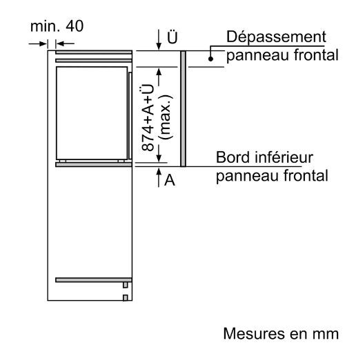 Congélateur Intégrable Série Blanc BOSCH GIV21AFE0 - vue 6