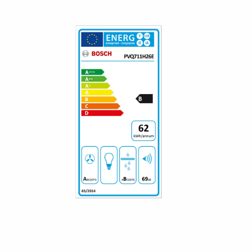 Série 6, Table induction aspirante, 70 cm, sans cadre BOSCH PVQ711H26E - vue 6