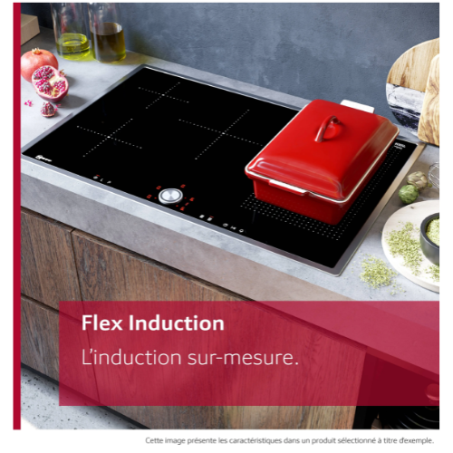 N 70, Table de cuisson Flex Induction, 30 cm, Noir, avec cadre NEFF T63TDX1L0 - vue 5