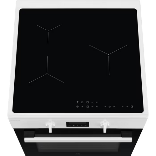 Cuisinière Induction 3 foyers 60x60cm SteamBake ELECTROLUX EKI668900WEM - vue 3