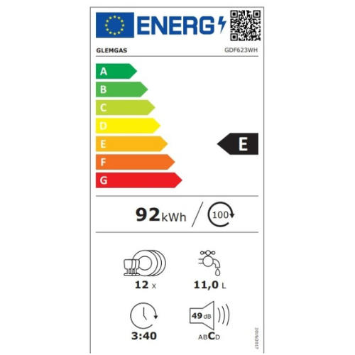 Lave-Vaisselle Pose Libre GLEM GDF623SI - vue 3