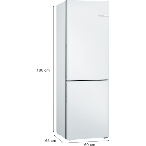 Réfrigérateur congélateur combiné LowFrost Bosch KGV36VWEAS - vue 7