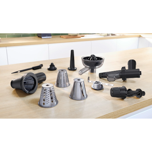 Série 6, Hachoir à viande, MultiPower, 2100 W, Noir, argent métallisé BOSCH MFWS640B - vue 8
