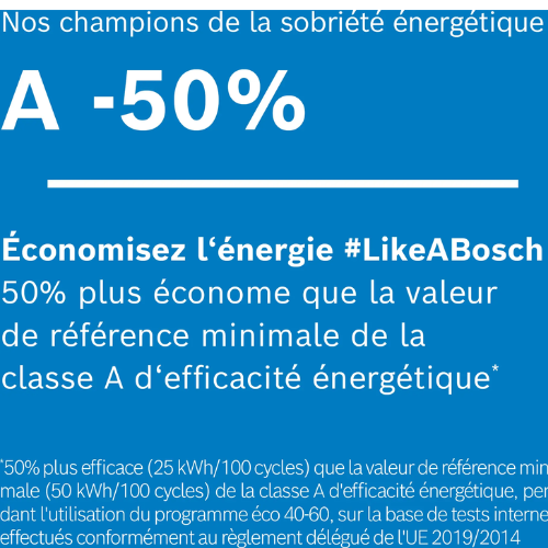 Série 8, Lave-linge front, 9 kg, 1400 trs/min BOSCH WGB244A2FR - vue 7
