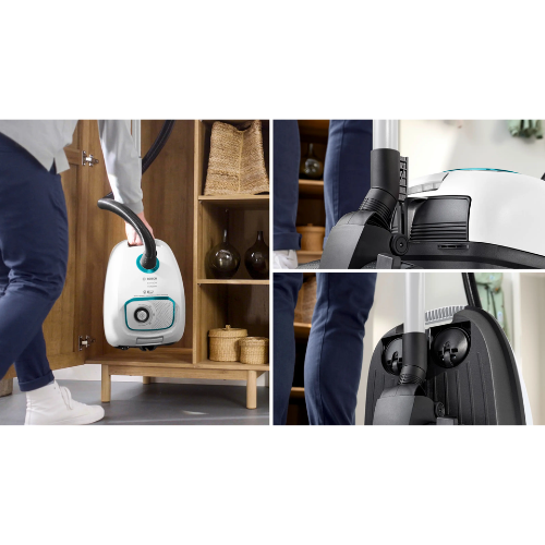 Série 4, Aspirateur avec sac, ProHygienic, Blanc BOSCH BGB41HYG1H - vue 7