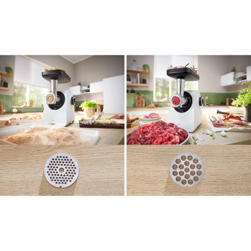 Série 4, Hachoir à viande, MultiPower Series 4, 1900 W, Blanc, blanc BOSCH MFWS420W - vue 7