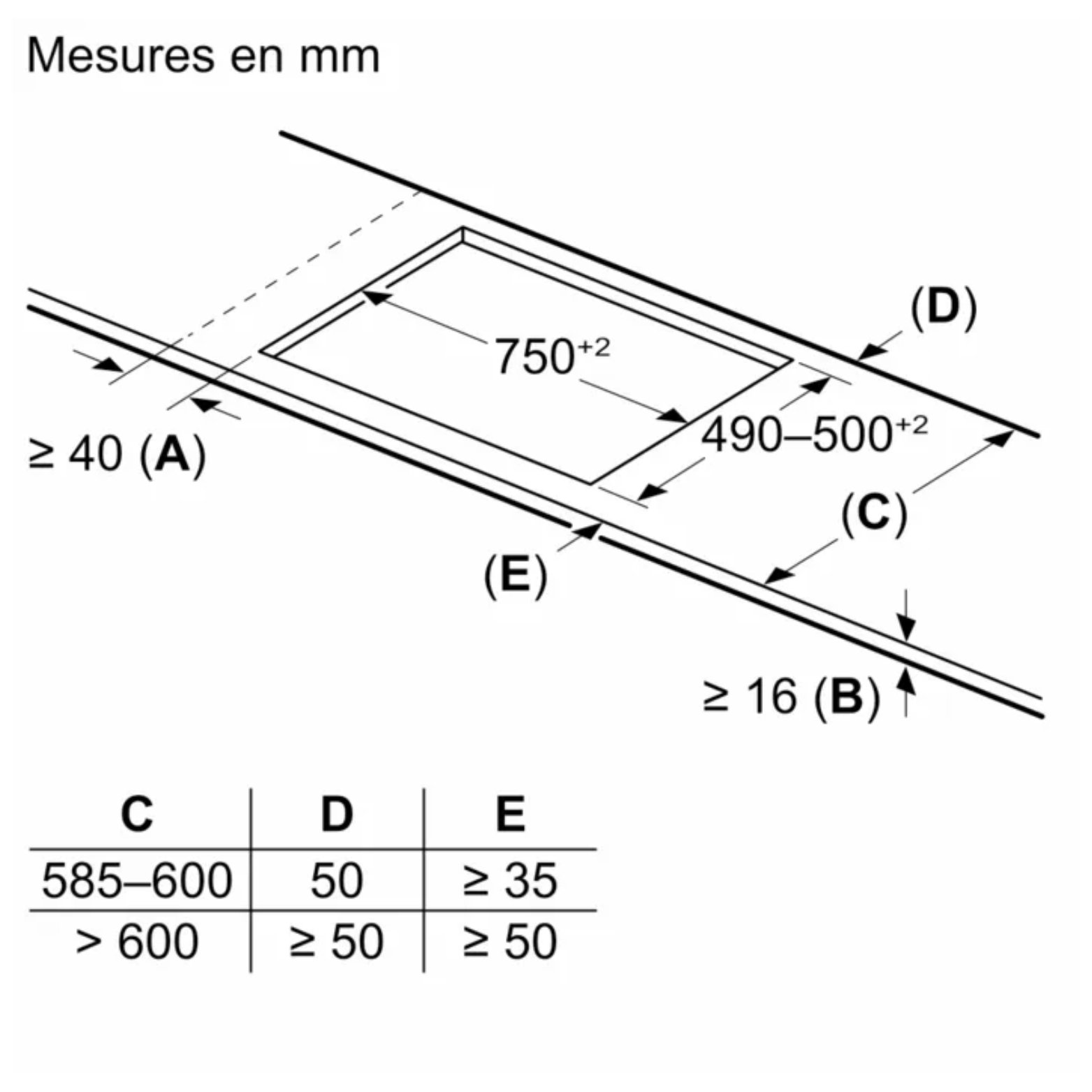 N 90, Table à induction, 80 cm, Noir, avec cadre NEFF T68TTV4L0 - vue 7