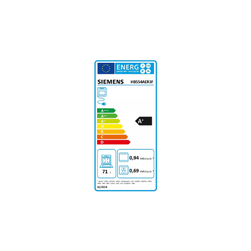 iQ300, Four intégrable, 60 x 60 cm, Inox SIEMENS HB554AER3F - vue 7