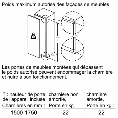 iQ300, Congélateur intégrable, 177.2 x 55.8 cm, charnières pantographes SIEMENS GI81NVEE0 - vue 7