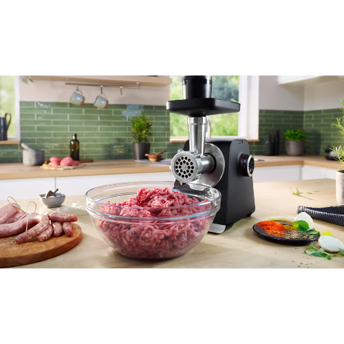 Série 6, Hachoir à viande, MultiPower, 2100 W, Noir, argent métallisé BOSCH MFWS660B - vue 6