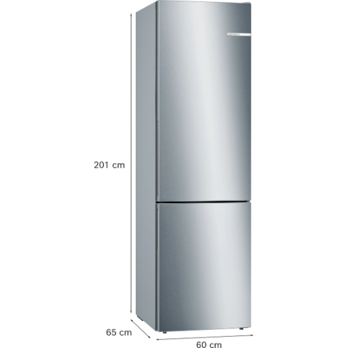 Réfrigérateur combiné pose-libre inox Bosch KGE39ALCA - vue 7