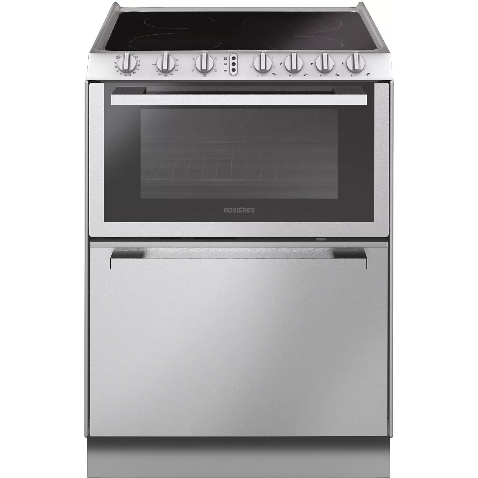 Trio appareil combiné vitroceramique/lave-vaisselle Rosières TRV60NOIN/1(F) - vue 1