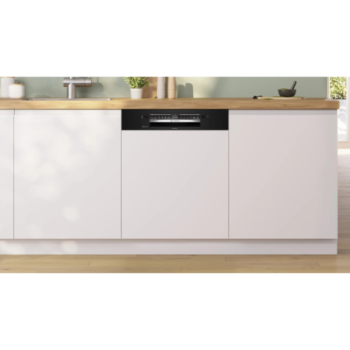 Série 4, Lave-vaisselle encastrable avec bandeau, 60 cm, Noir BOSCH SMI4HCB07E - vue 2