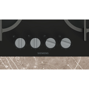 iQ500, Table gaz, 60 cm, Verre trempé, Noir SIEMENS EP6A6HI10 - vue 1