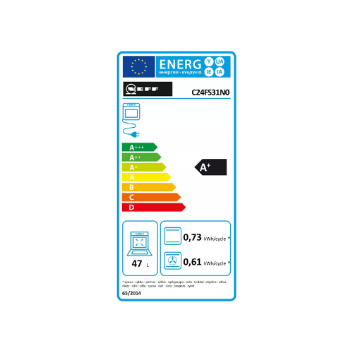 N 90, Four intégrable compact vapeur, 60 x 45 cm, Inox NEFF C24FS31N0 - vue 8