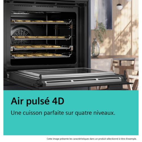 iQ700, Four intégrable avec fonction micro-ondes, 60 x 60 cm, Noir SIEMENS HM776GKB1F - vue 8