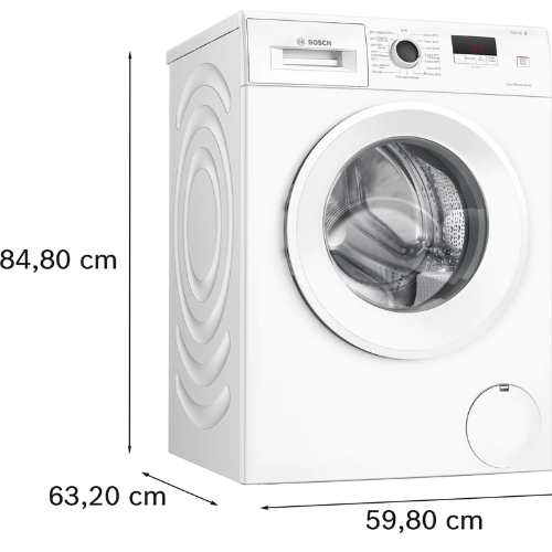 Série 2, Lave-linge front, 7 kg, 1400 trs/min BOSCH WGE02407FR(F) - vue 8