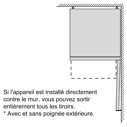 Réfrigérateur combiné pose-libre inox Bosch KGN33NLEB - vue 8