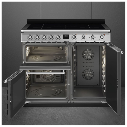 Centre De Cuisson 100 cm Induction Inox SMEG Classica SY103I - vue 2