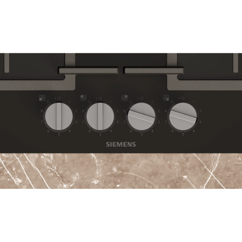 iQ500, Table gaz, 60 cm, Verre trempé, Noir SIEMENS EP6A6PI40 - vue 2