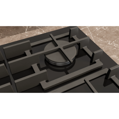 iQ500, Table gaz, 60 cm, Verre trempé, Noir SIEMENS EP6A6PI40 - vue 5
