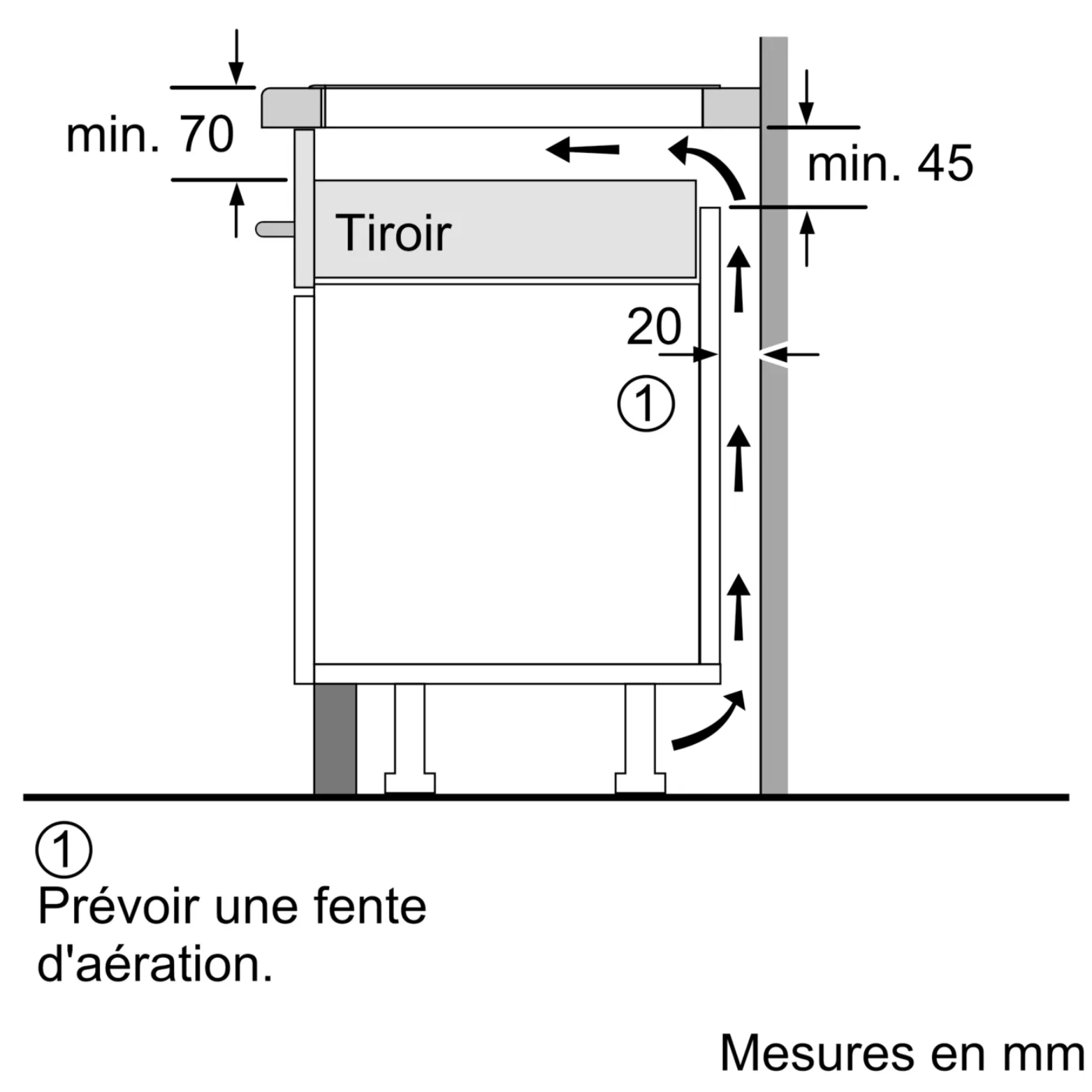 N 90, Table à induction, 90 cm, Noir, à fleur de plan NEFF T69PTX4L0 - vue 10