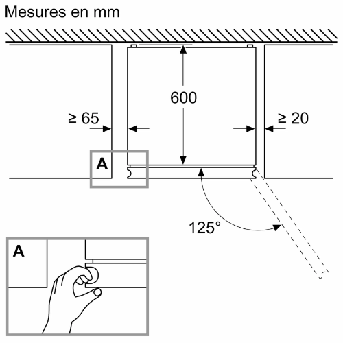 Série 4, Réfrigérateur combiné pose-libre, 203 x 60 cm, Acier brossé noir anti-traces, Total No Frost BOSCH KGN392XCF - vue 9