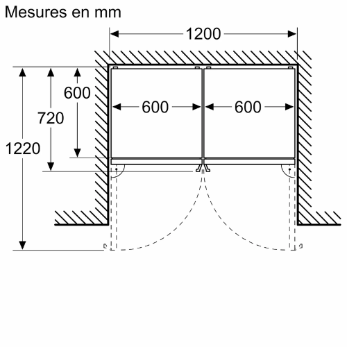 Série 6, Réfrigérateur combiné pose-libre, 203 x 60 cm, Inox BOSCH KGN39AIBT - vue 9
