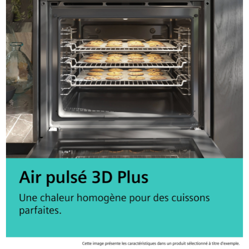 iQ700, Four intégrable, 60 x 60 cm, Noir SIEMENS HB774G2B1 - vue 9