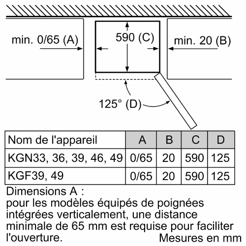 Réfrigérateur combiné pose-libre inox Bosch KGN33NLEB - vue 9