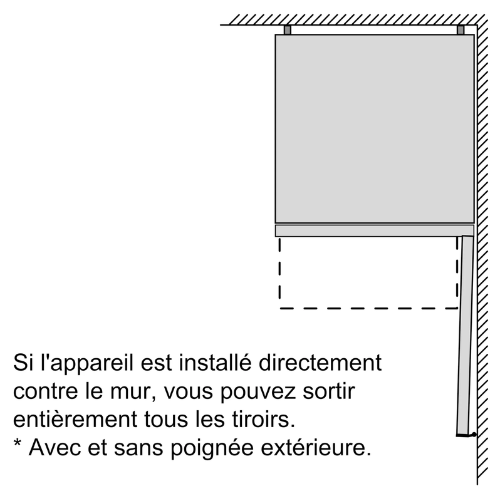Réfrigérateur combiné pose-libre blanc BOSCH KGN33NWEB - vue 9