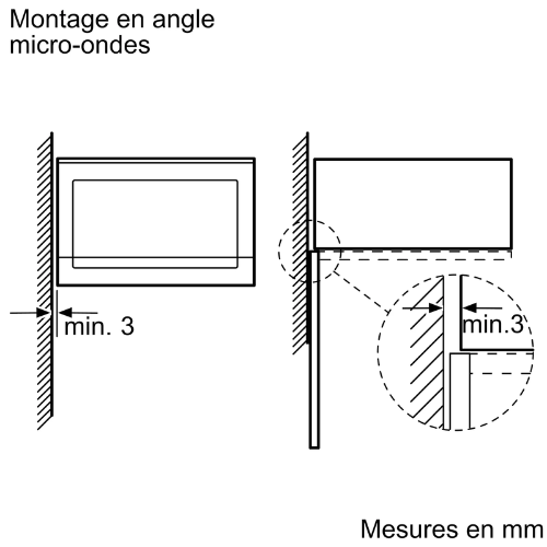 Série 4, Micro-ondes intégrable, Noir BOSCH BFL523MB1F - vue 9