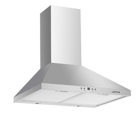 HOTTE DÉCORATIVE MURALE PYRAMIDE 60 CM Airlux AHP675IX - vue 1