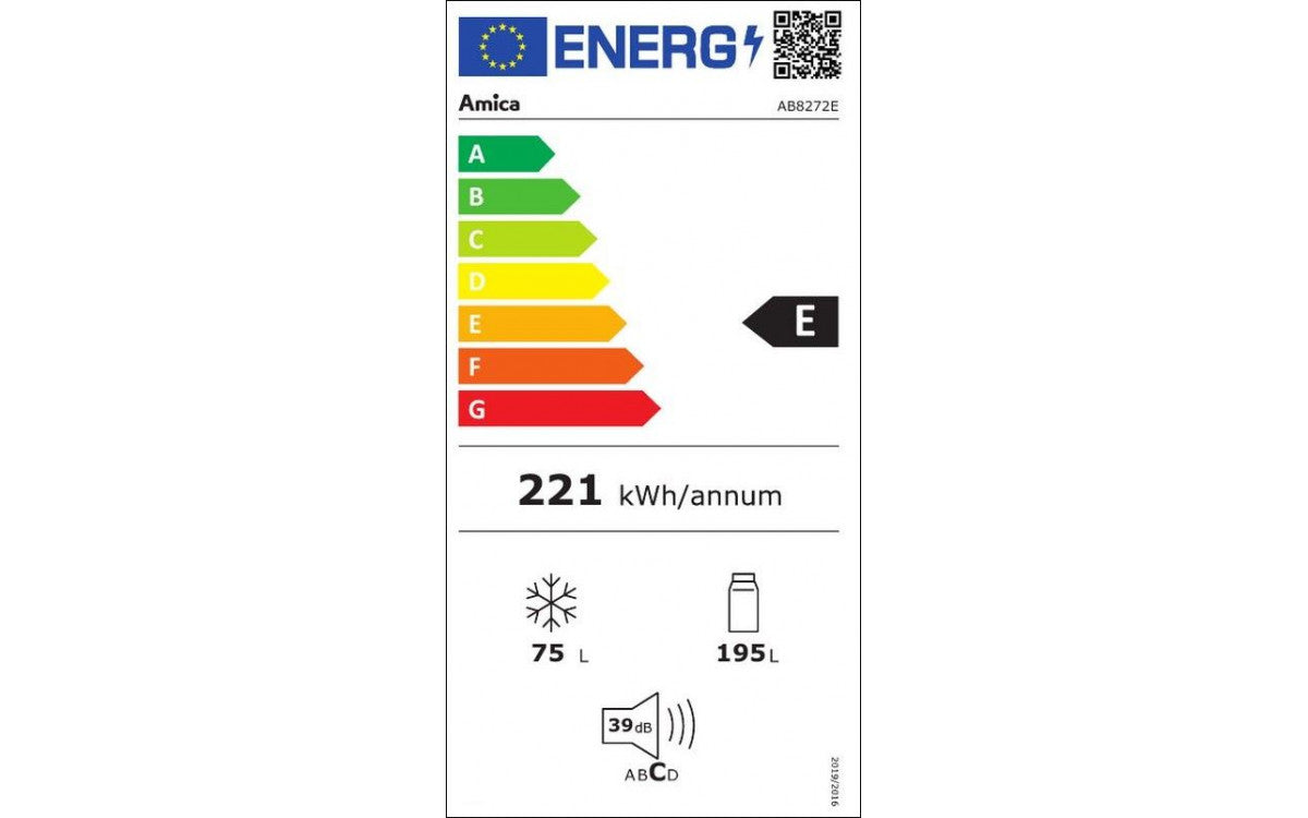 AMICA AB8272E Einbau-Kühl-/Gefrierkombination